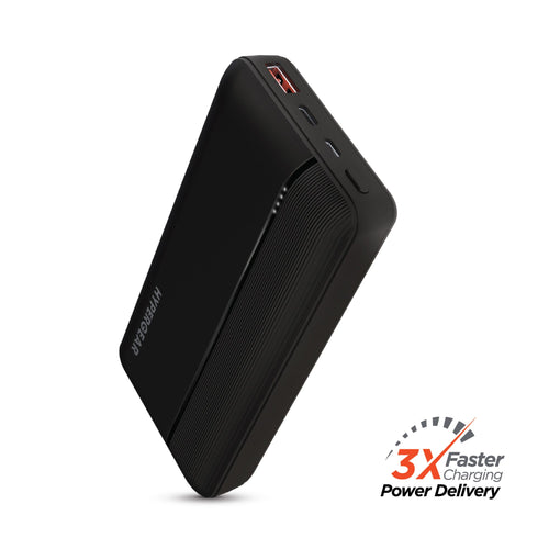 HyperGear 20000mAh power bank with 20W USB-C PD fast charging, sold by GritCase