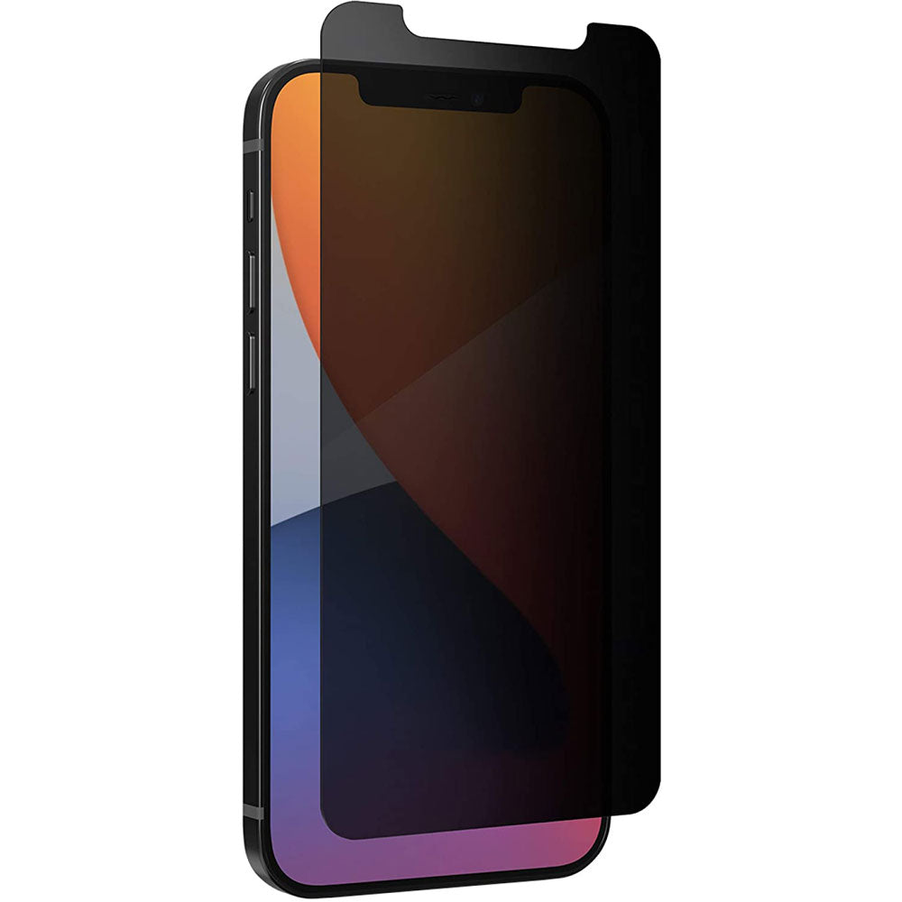 GritCase anti-spy privacy tempered glass screen protector for iPhone 12 Mini