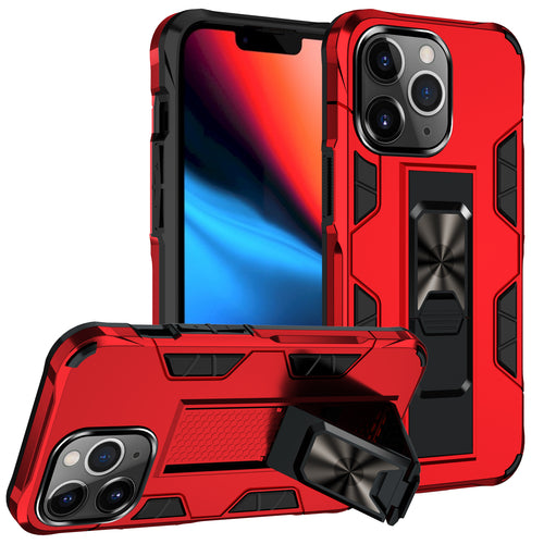 GritCase heavy duty magnetic armor case for iPhone 13 Pro Max in red, alternate view